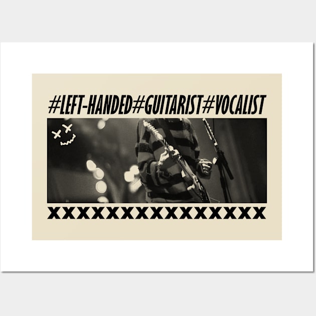 Left Handed Guitarist Wall Art by XRODOX XLOROX